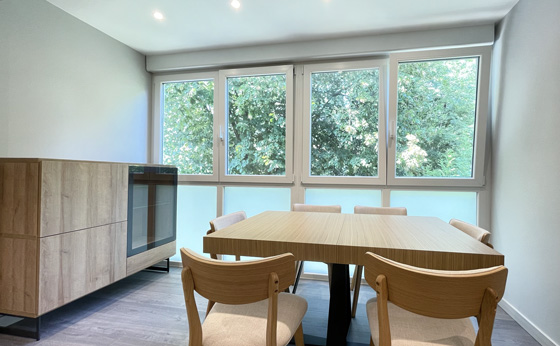 reforma de vivienda en irun: cerramiento de terraza